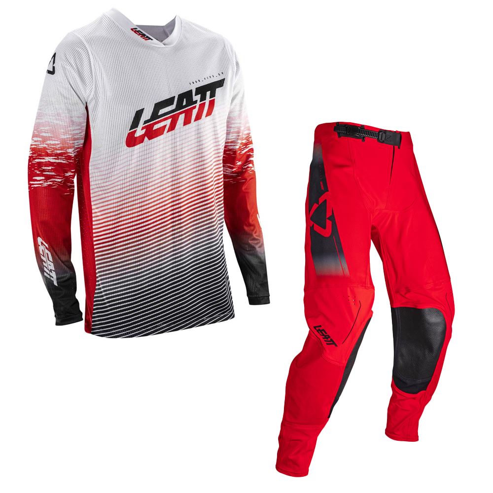 Leatt 2026 Motocross Combo Kit 4.5 X-Flow Red